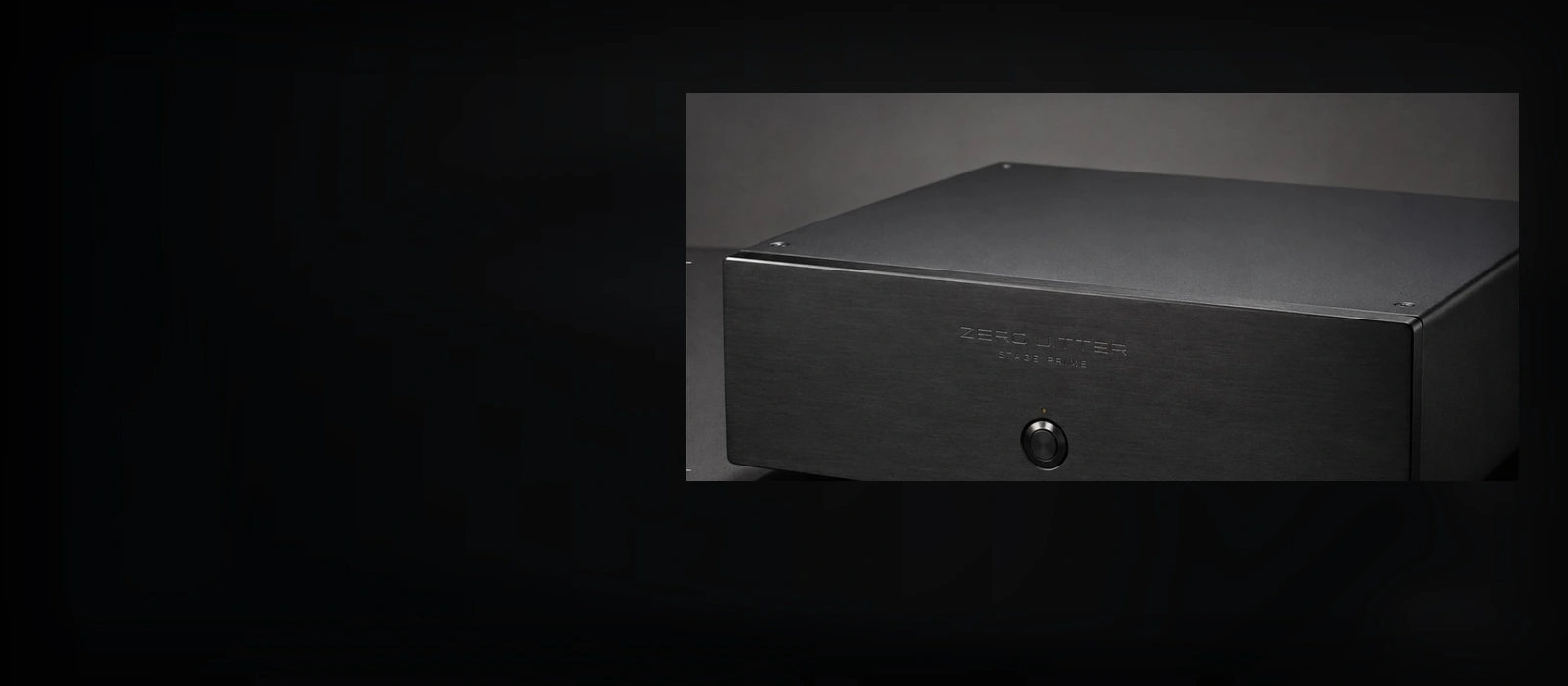 Concept visuel du Stage Prime complet dans son boîtier aluminium noir